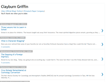 Tablet Screenshot of blog.clayburn-griffin.com